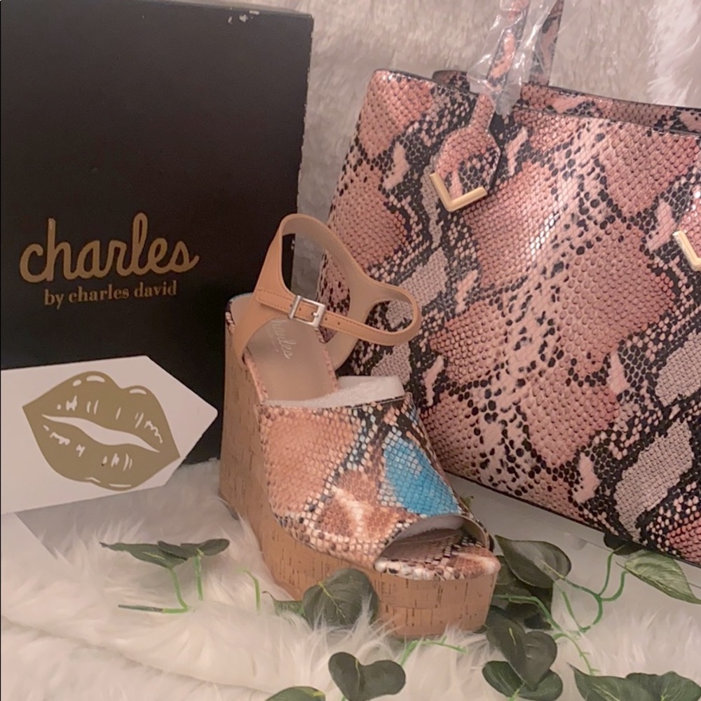 Snake Skin Wedges